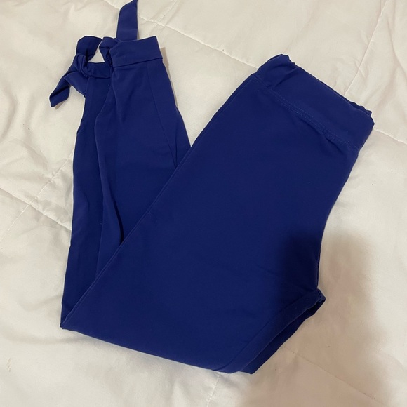 BLUE BOW LEGGINGS - Picture 1 of 2